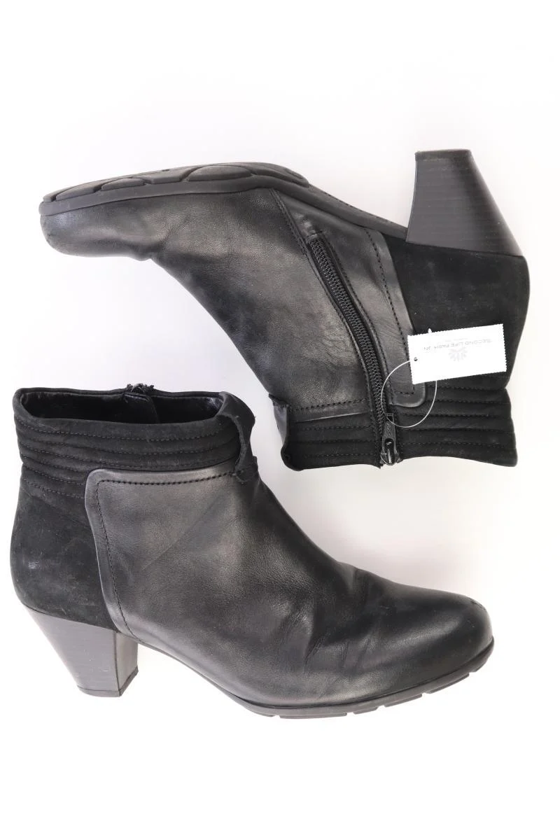 Gabor Stiefeletten Gr. 38,5 schwarz aus Leder