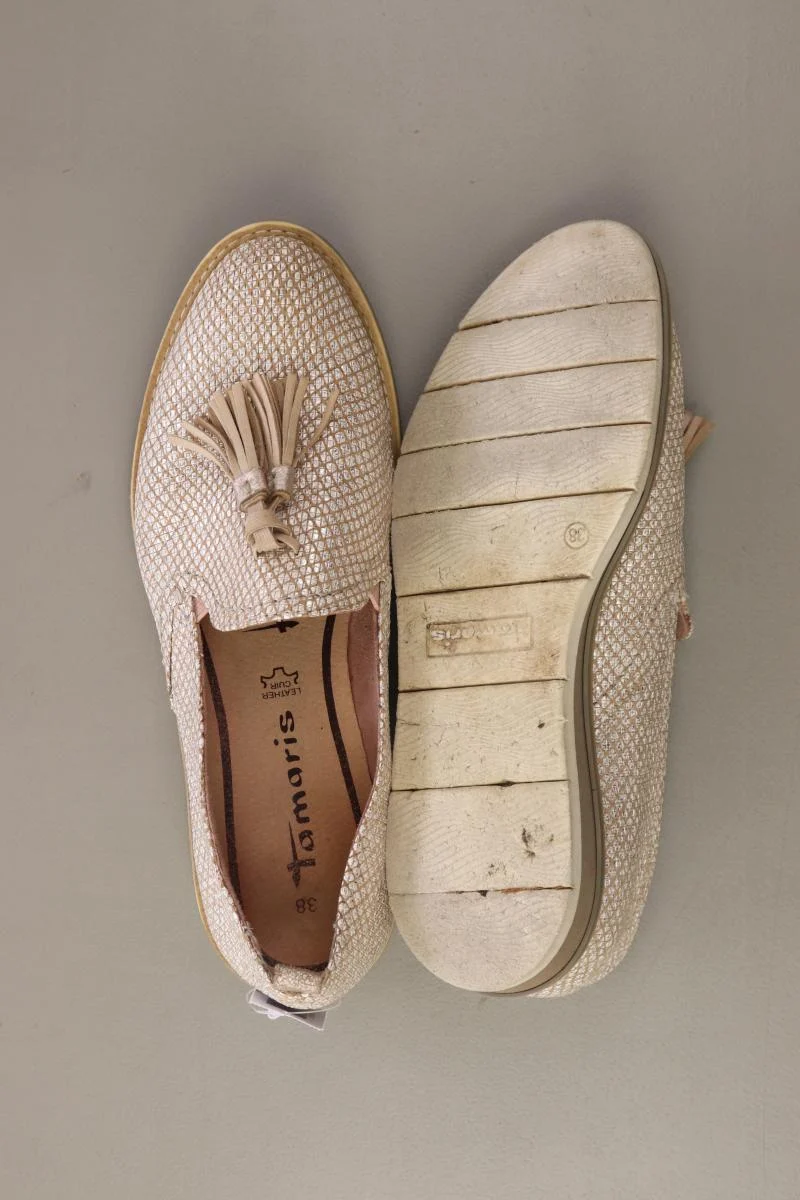 Tamaris Loafer Gr. 38 creme