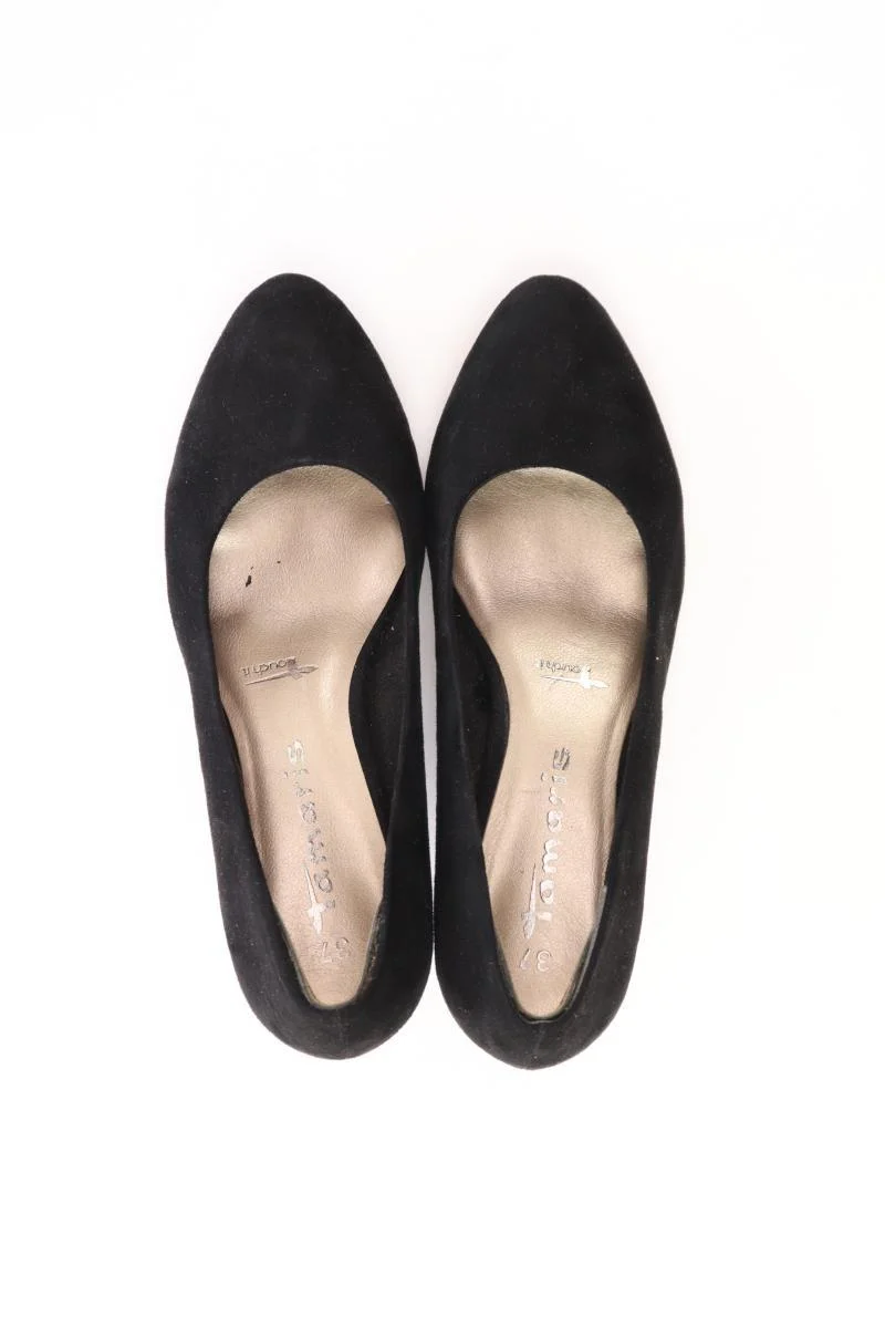 Tamaris Pumps Gr. 37 schwarz aus Leder