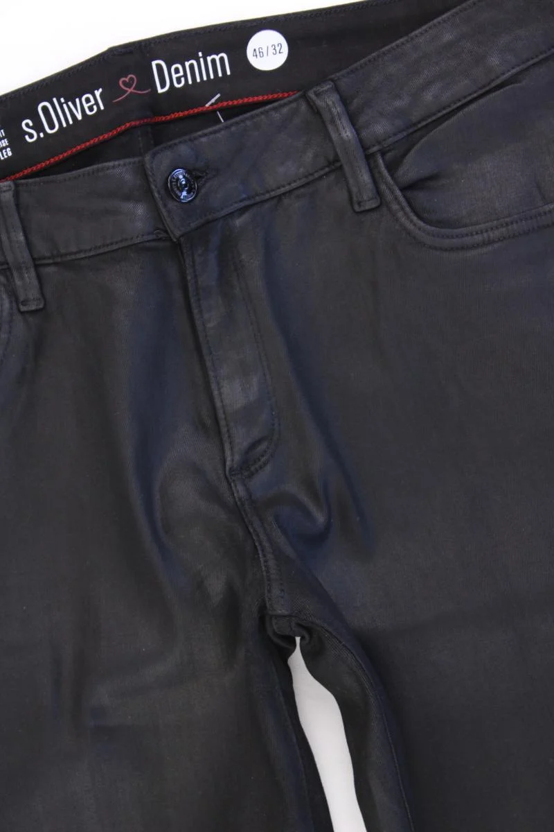 s.Oliver Five-Pocket-Hose Gr. 46/L32 neuwertig schwarz aus Modal