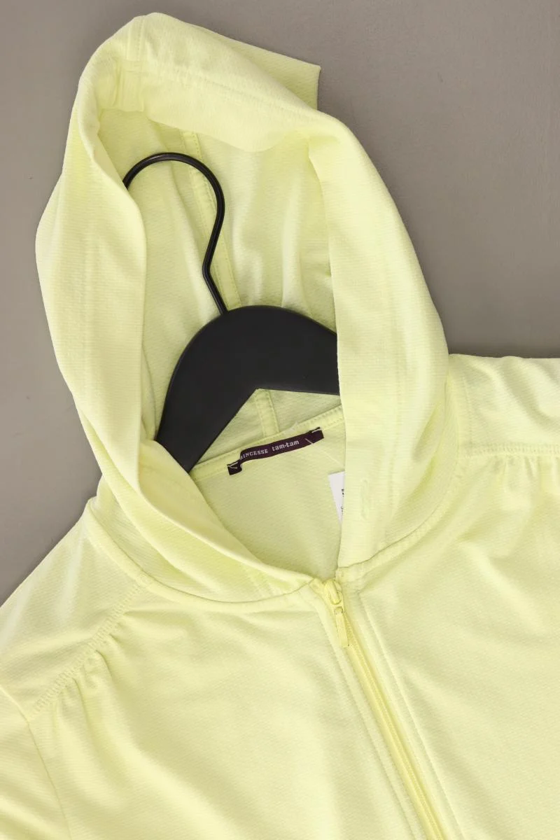 princesse tam tam Sweatjacke Gr. S Langarm gelb aus Polyester