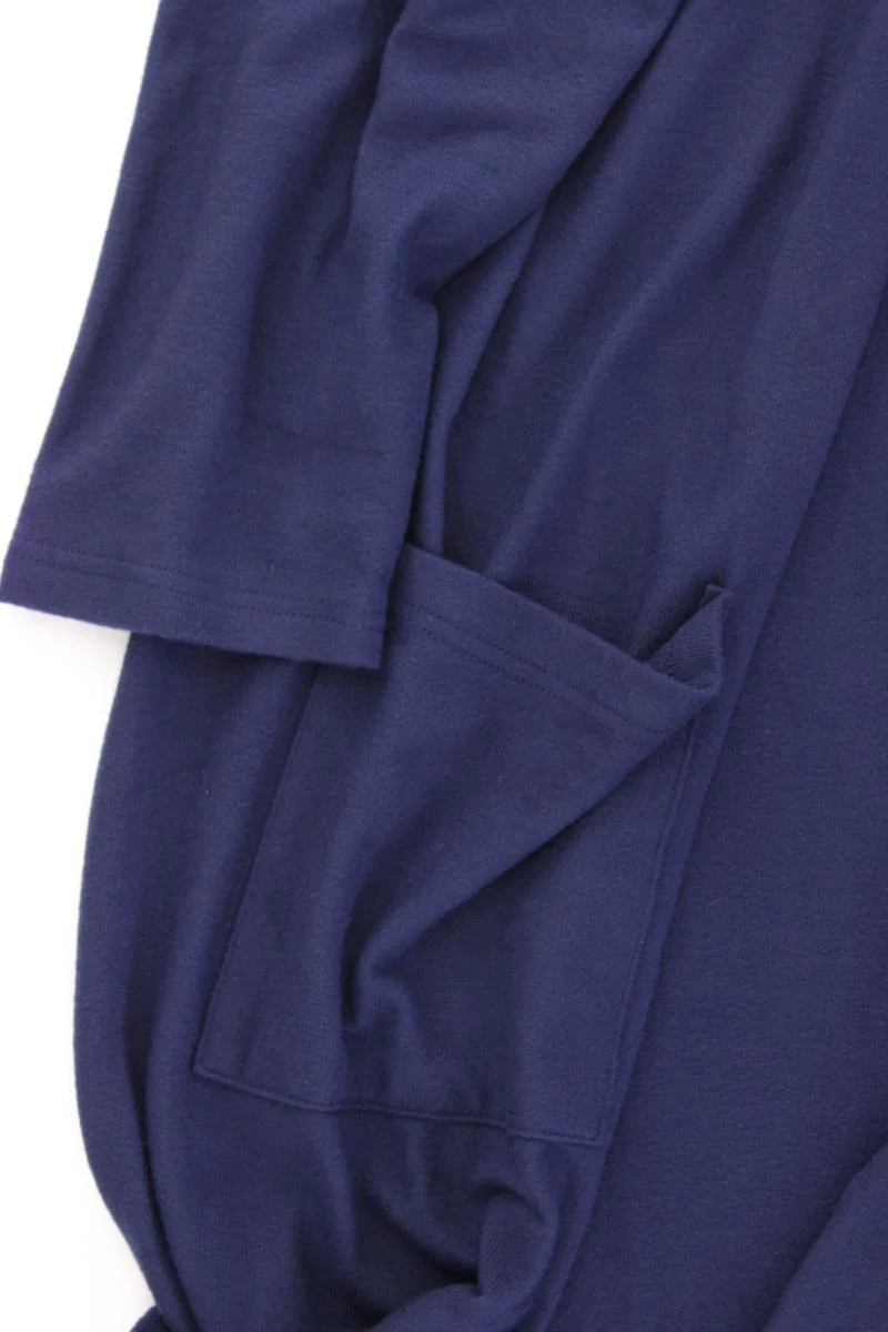 Helena Vera Strickjacke Gr. 52 neu mit Etikett Langarm blau aus Polyester