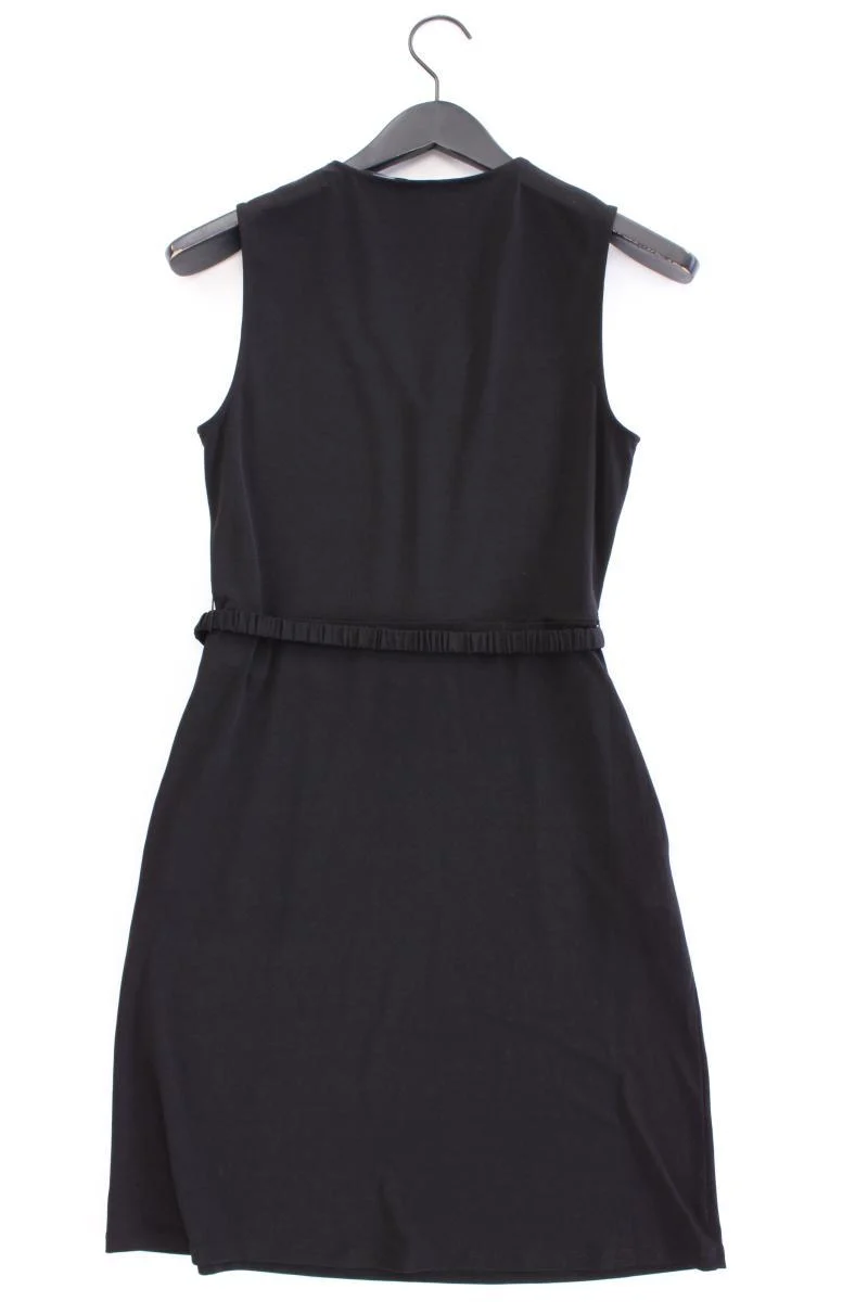 comma, Abendkleid Gr. 36 mit Gürtel Ärmellos schwarz