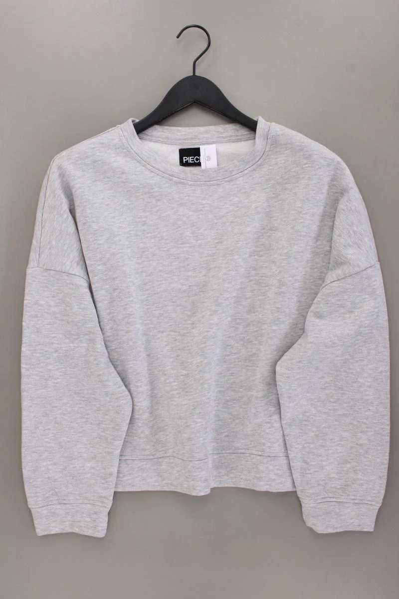 Pieces Gefütterter Pullover Gr. L grau