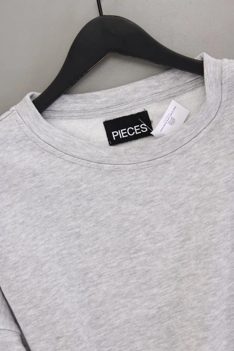 Pieces Gefütterter Pullover Gr. L grau