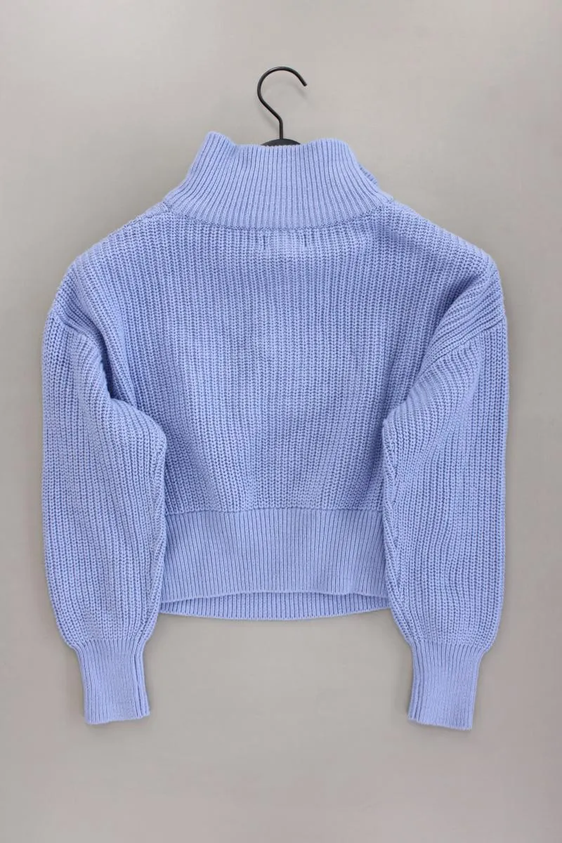 Only Strickpullover Gr. S blau aus Baumwolle