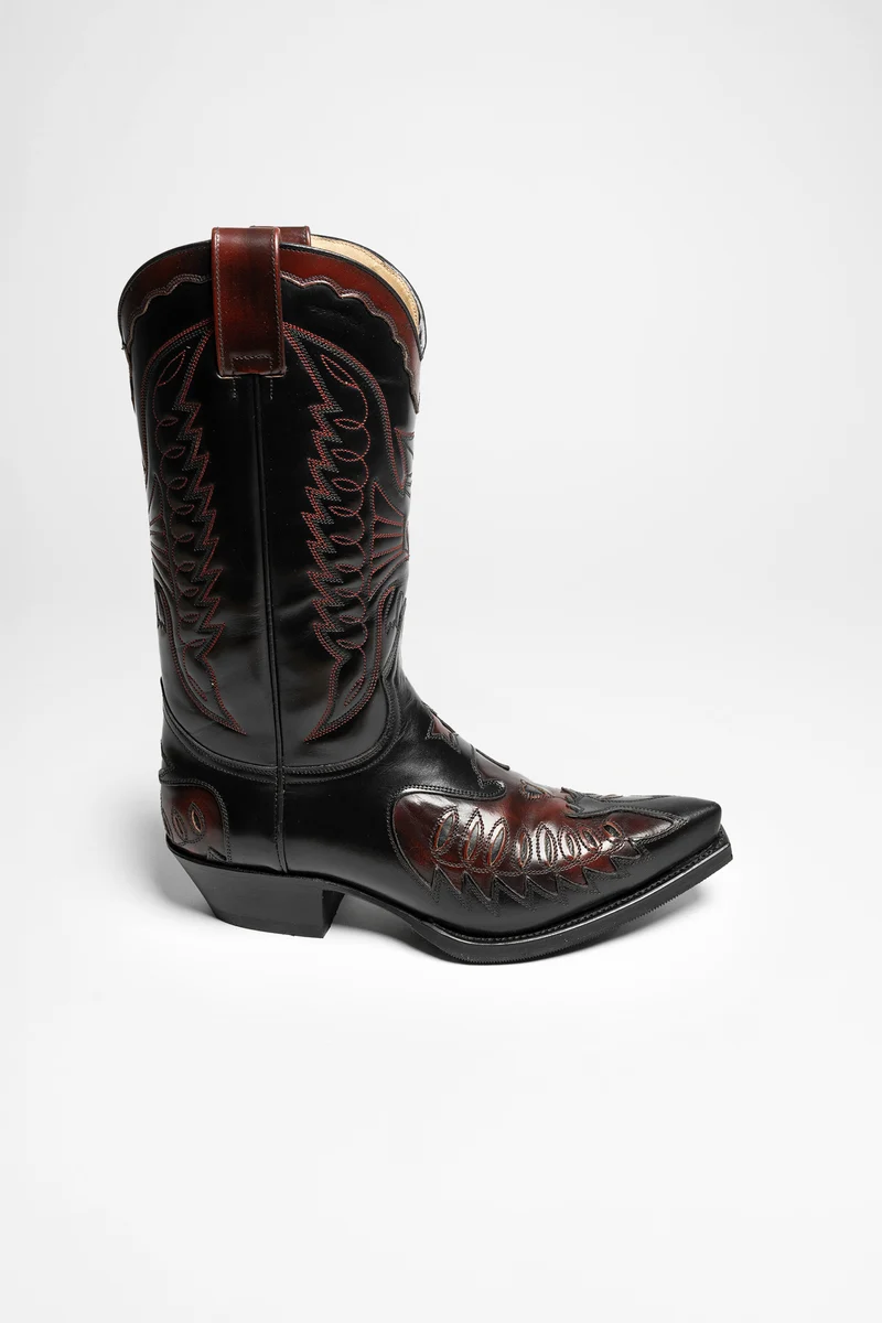 2720 CUERVO WEST Herren Schwarz Rot