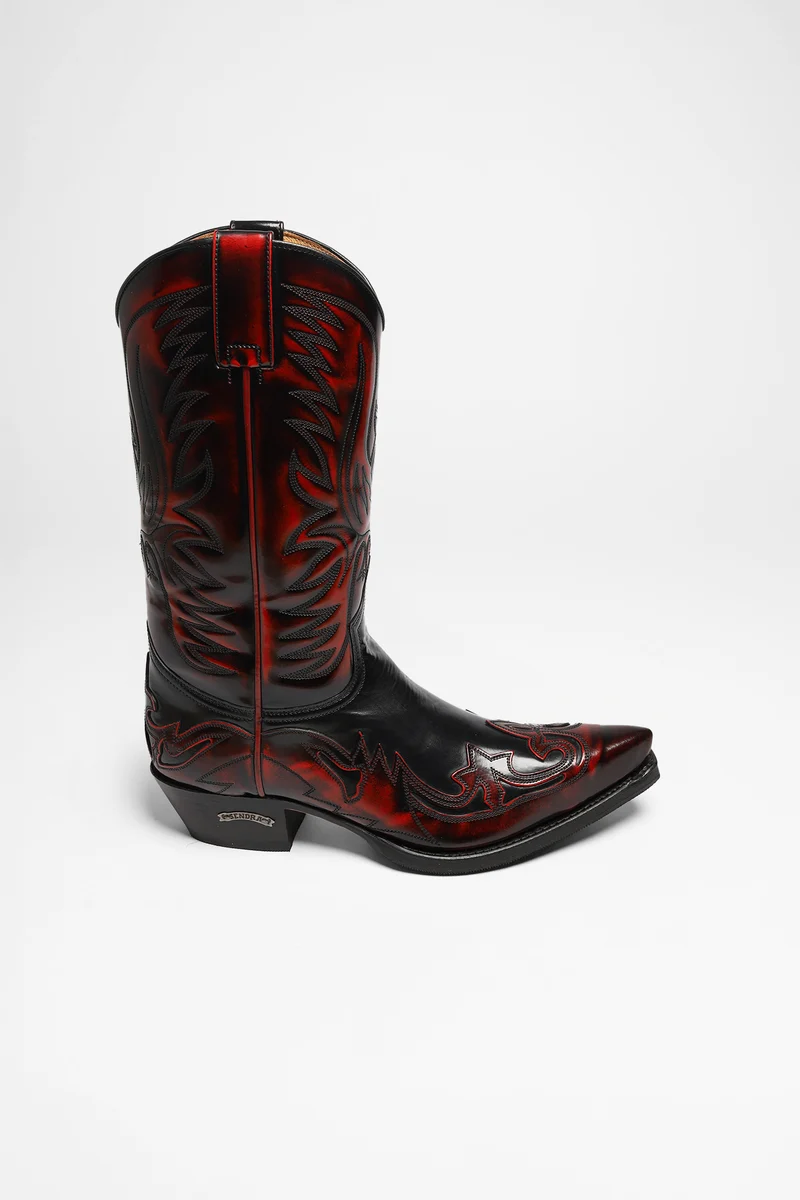 3241 CUERVO WEST Herren Rot Schwarz