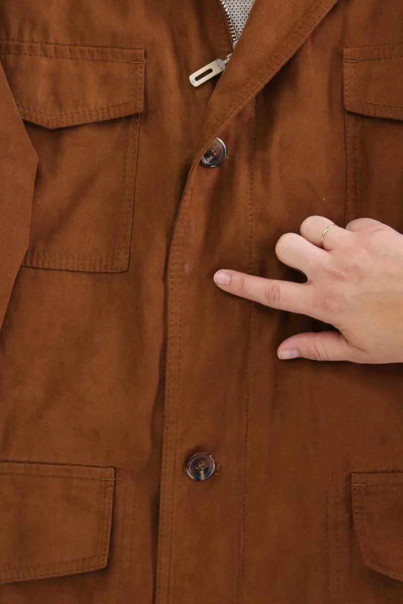Bugatti Übergangsjacke für Herren Gr. 50 braun aus Polyester