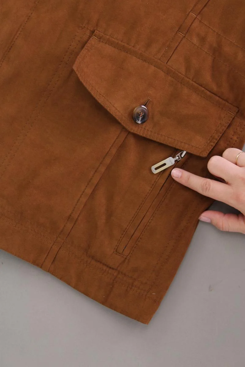Bugatti Übergangsjacke für Herren Gr. 50 braun aus Polyester