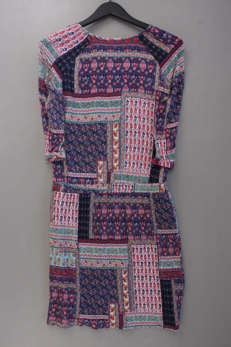 Esprit Midikleid Gr. 40 3/4 Ärmel mehrfarbig aus Viskose