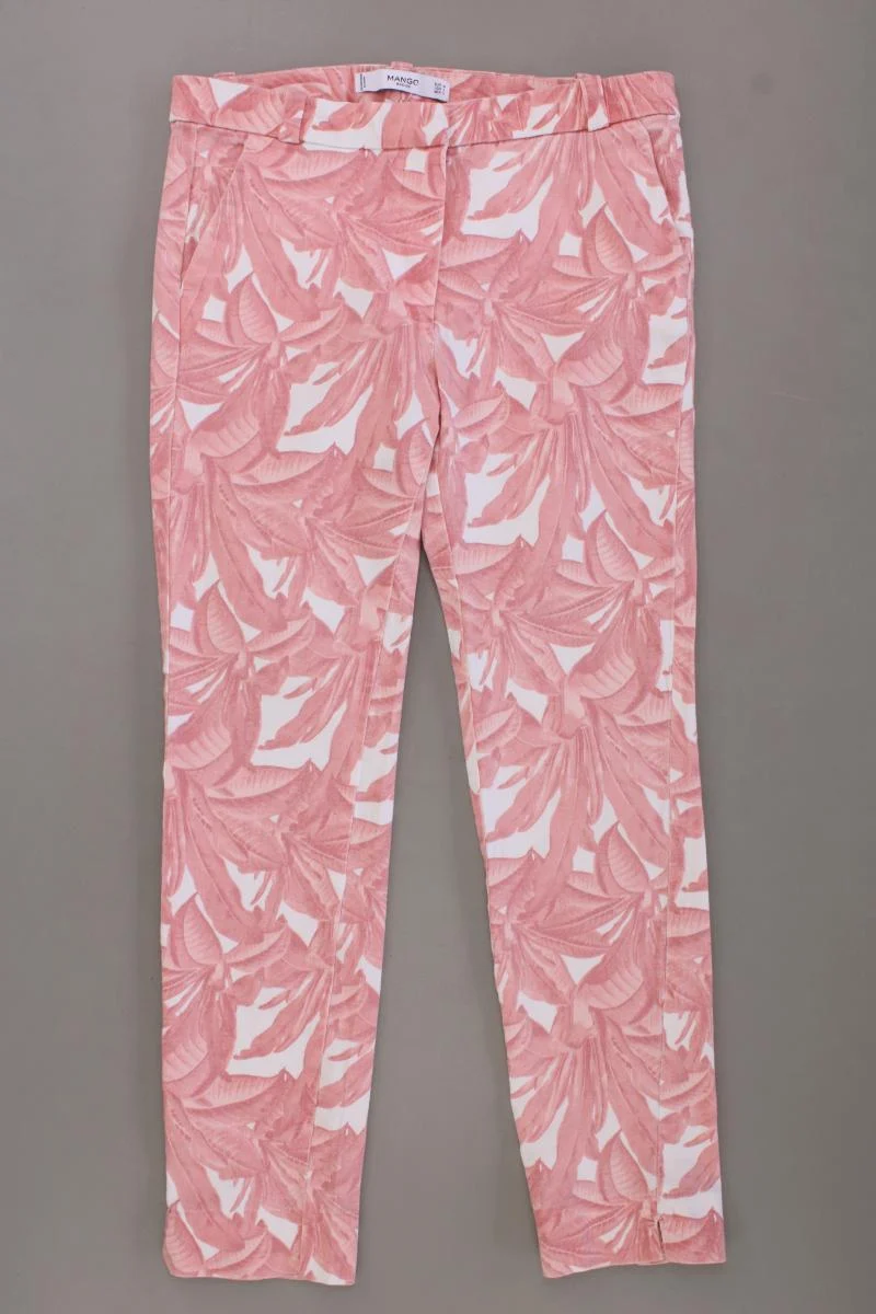 Mango Stoffhose Gr. 38 rosa aus Baumwolle