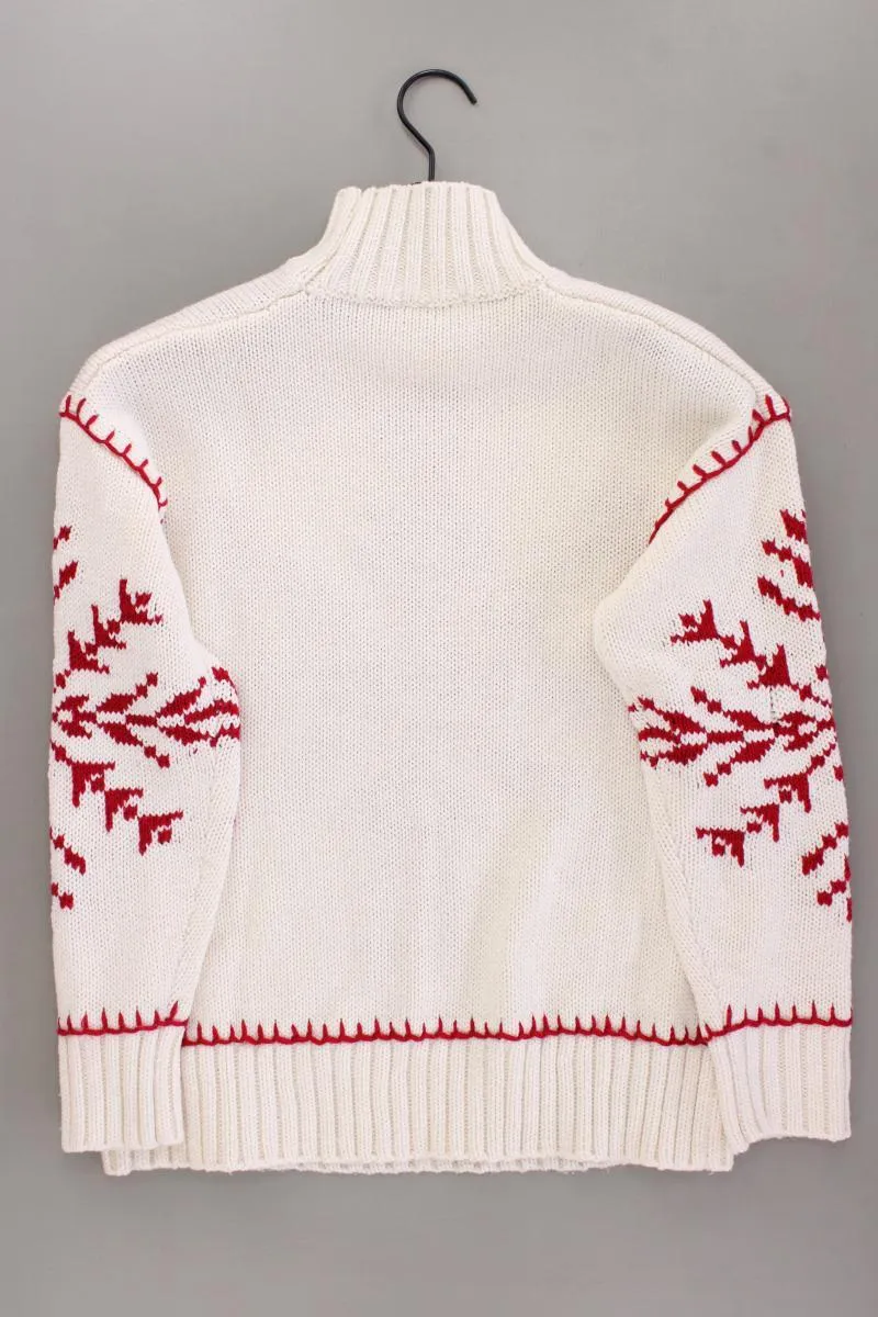 OYSHO Grobstrickpullover Gr. S creme aus Polyester