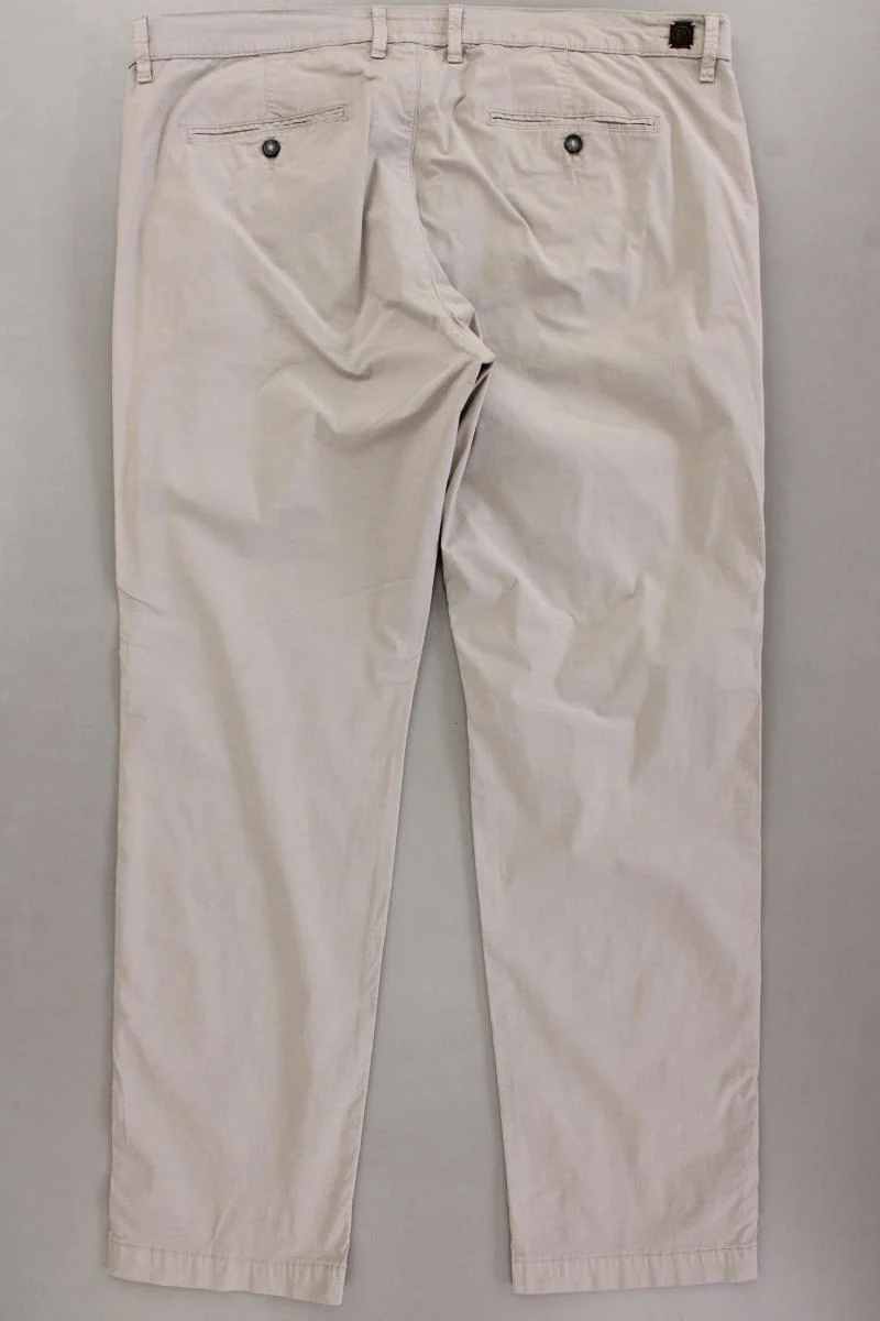 Pierre Cardin Hose für Herren Gr. W42/L32 creme aus Baumwolle