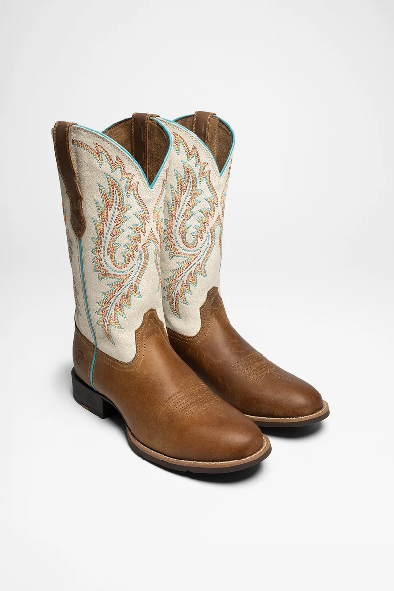 ROUND UP WTOE STRETCHFIT Damen Braun Weiß