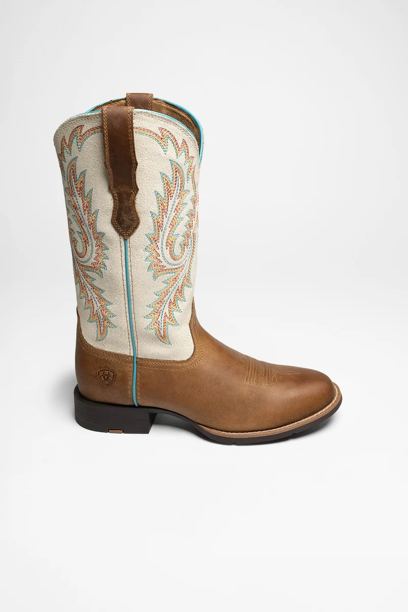 ROUND UP WTOE STRETCHFIT Damen Braun Weiß