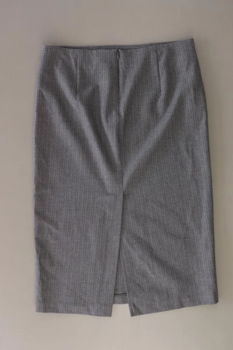 Benetton Bleistiftrock Gr. IT 40 (XS) grau aus Polyester