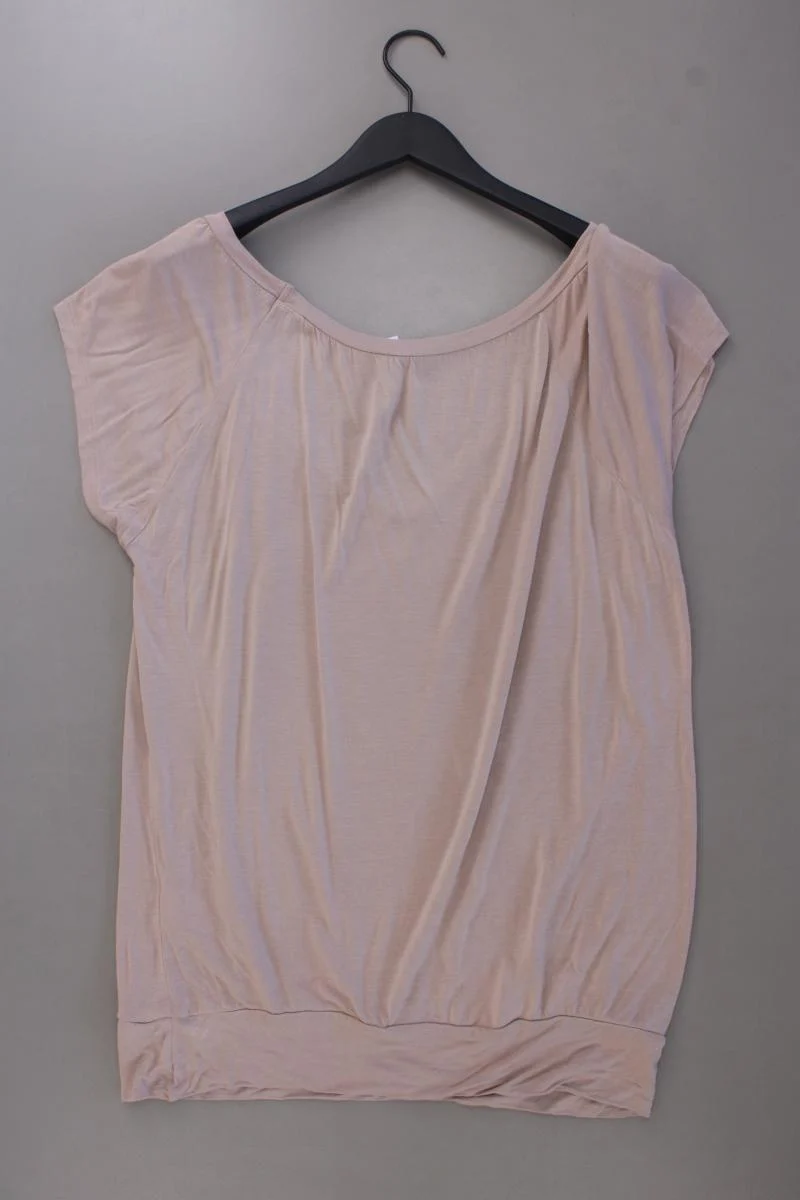 Lascana T-Shirt Gr. 44/46 neuwertig Kurzarm braun aus Viskose