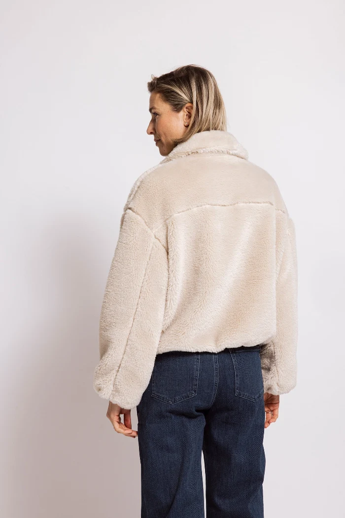 Zhrill Teddyjacke April sand/beige/taupe