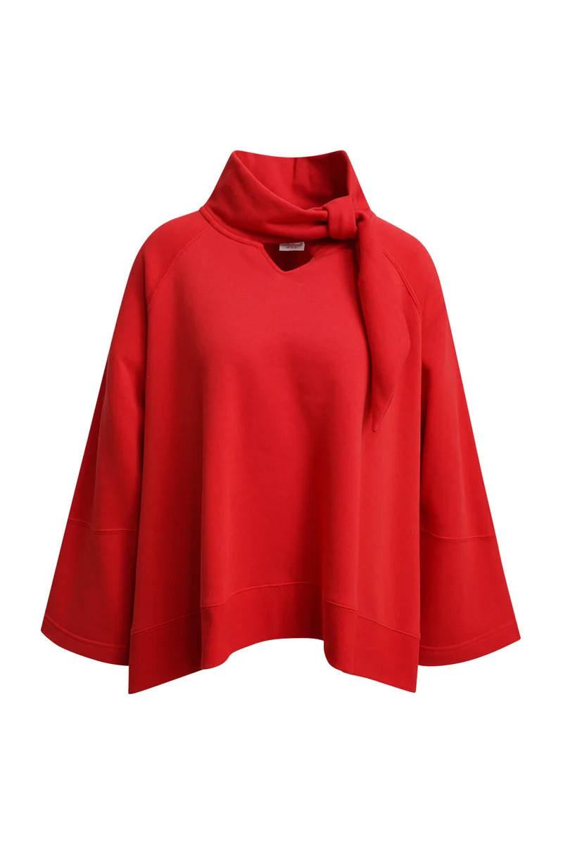 Smith & Soul Oversize Sweatshirt Cape love/rot