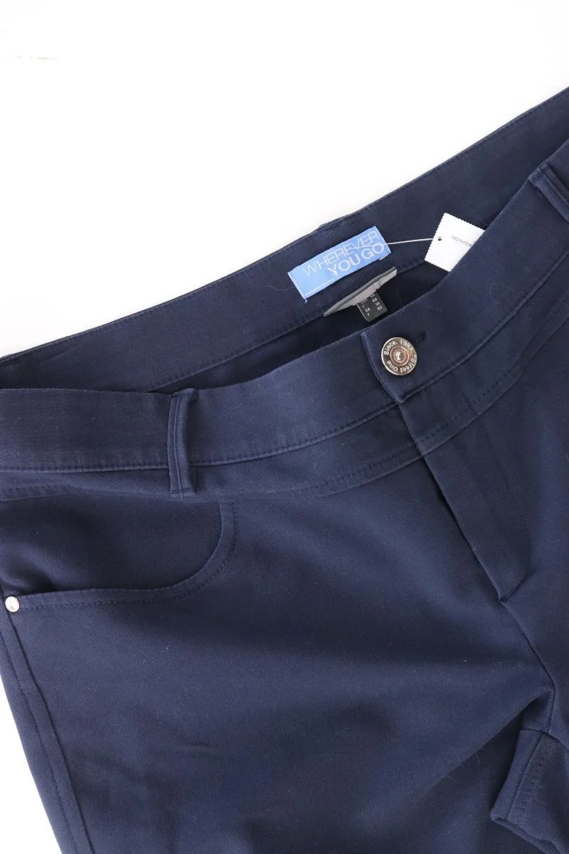 Street One Hose Gr. 40 blau aus Baumwolle