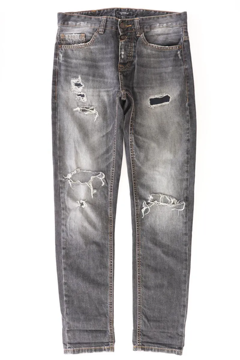 Pull&Bear Straight Jeans für Herren Gr. US 40 (M) grau aus Baumwolle