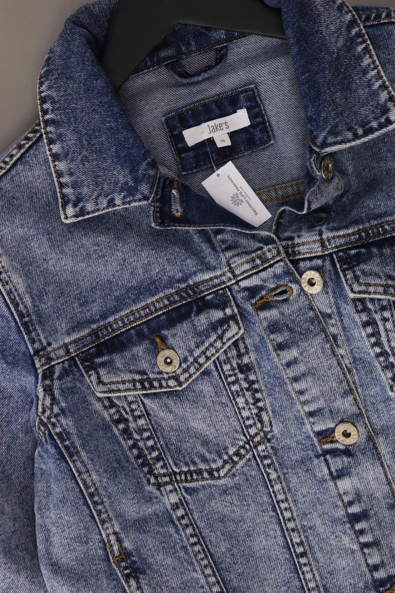Jake*s Jeansjacke Gr. 36 blau aus Baumwolle