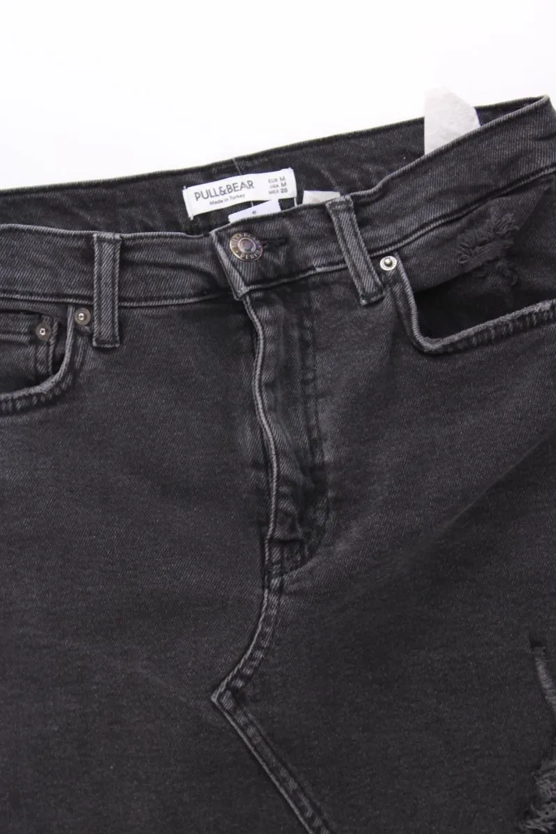 Pull&Bear Jeansrock Gr. S grau aus Baumwolle