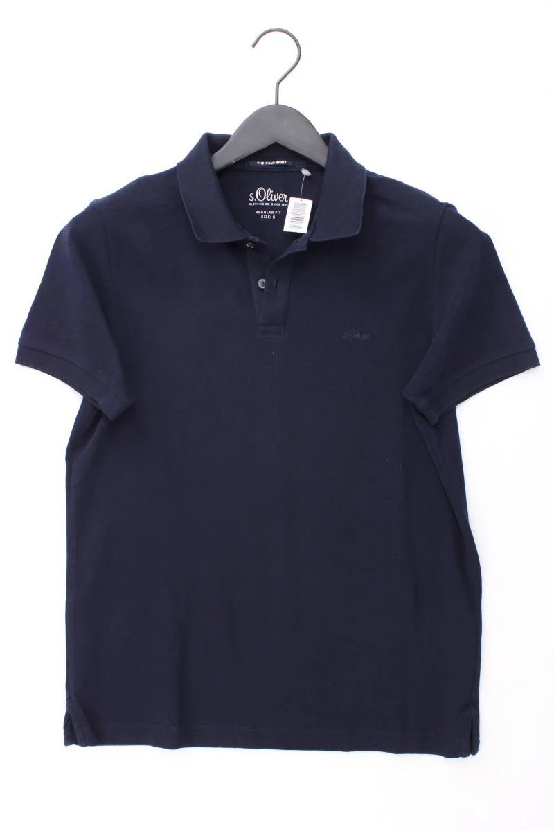 s.Oliver Poloshirt für Herren Gr. S Kurzarm blau
