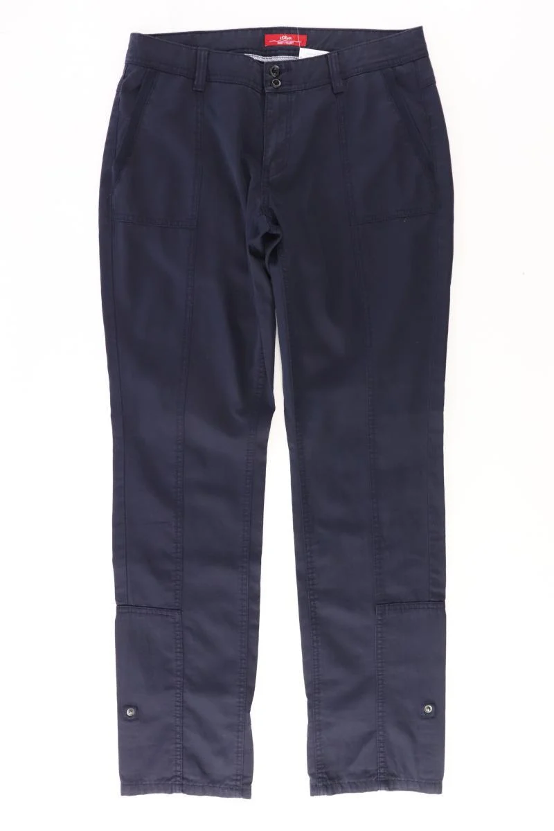 s.Oliver Hose Gr. 38 blau aus Baumwolle