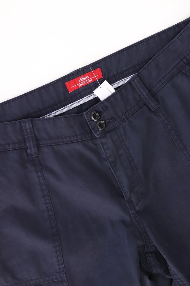 s.Oliver Hose Gr. 38 blau aus Baumwolle