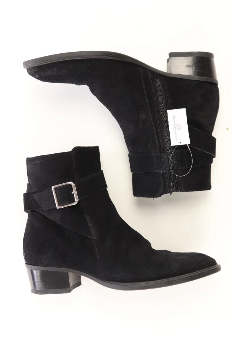 Vagabond Stiefeletten Gr. 38 schwarz aus Leder