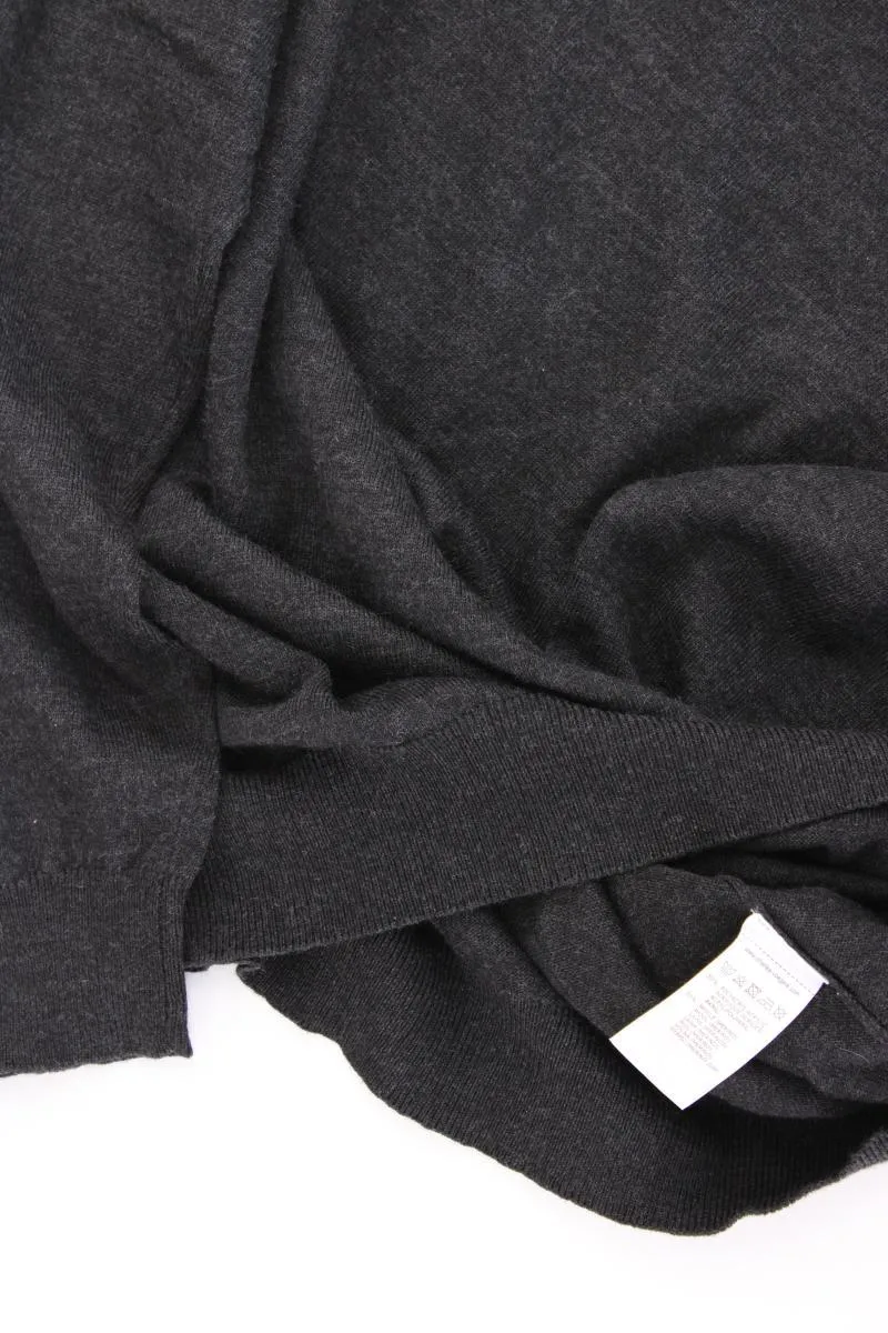 Vögele Pullover mit Wolle für Herren Gr. L grau aus Polyacryl