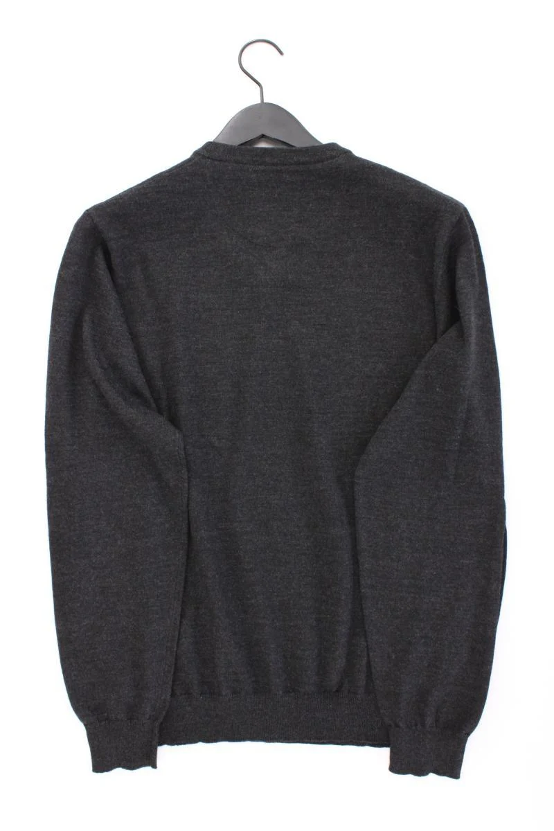 Vögele Pullover mit Wolle für Herren Gr. L grau aus Polyacryl