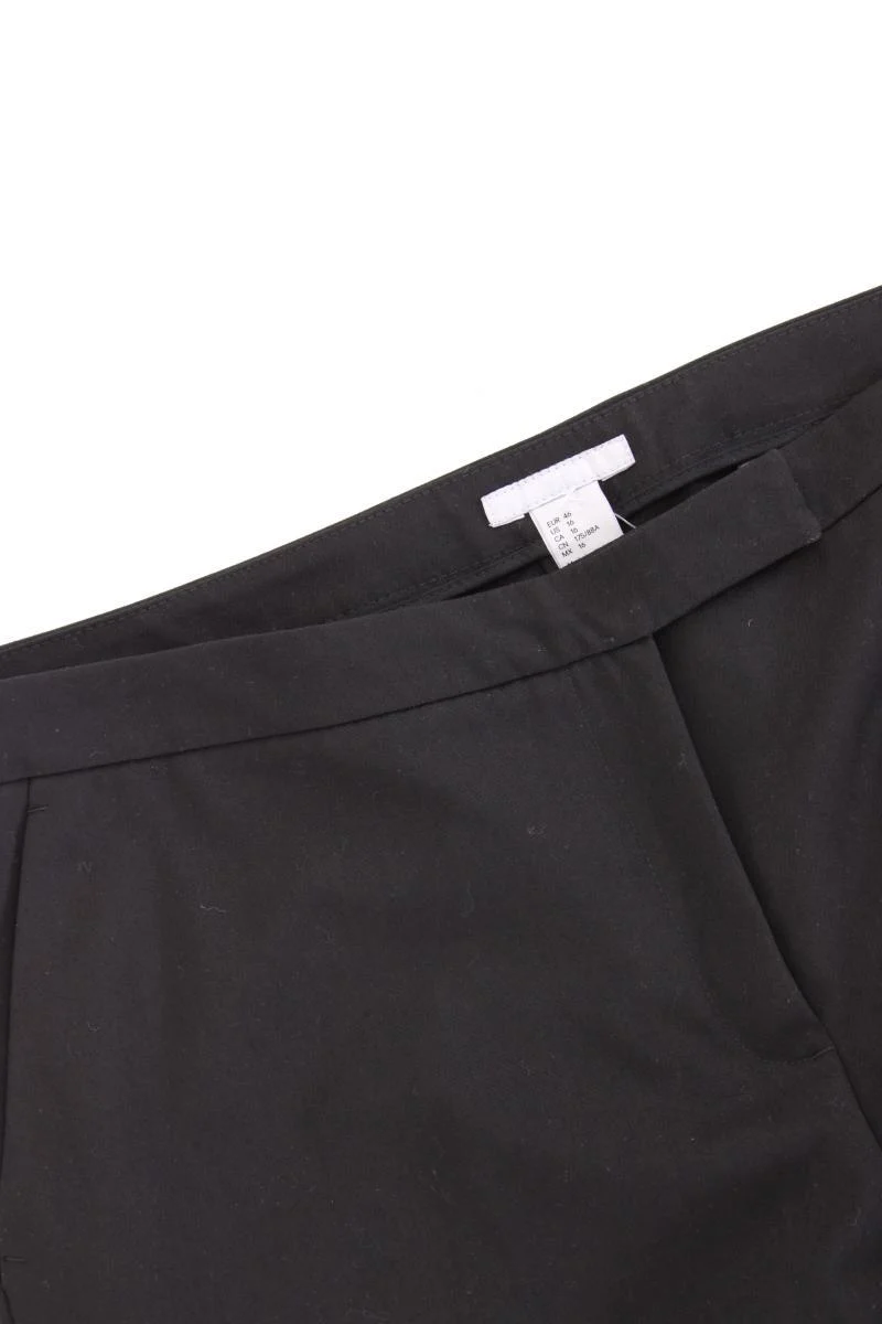H&M Stoffhose Gr. 46 schwarz aus Polyester