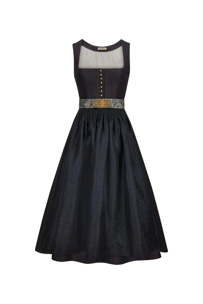 Gottseidank Dirndl Monika Schwarzblau