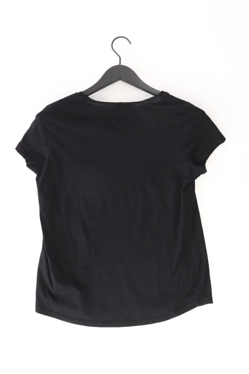 Tom Tailor (Denim) Printshirt Gr. S Kurzarm schwarz aus Baumwolle