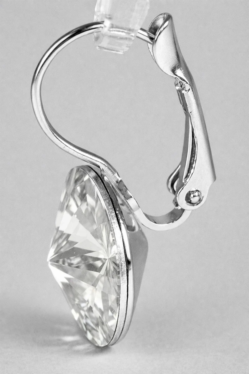 LUISIA® Ohrringe Rivoli mit Kristallen von Swarovski® - 12 mm | Matt Linen