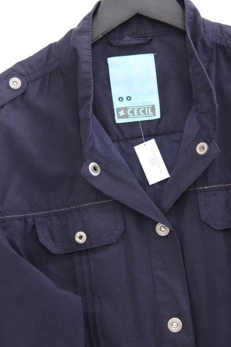 Cecil Übergangsjacke Gr. XL blau aus Polyester