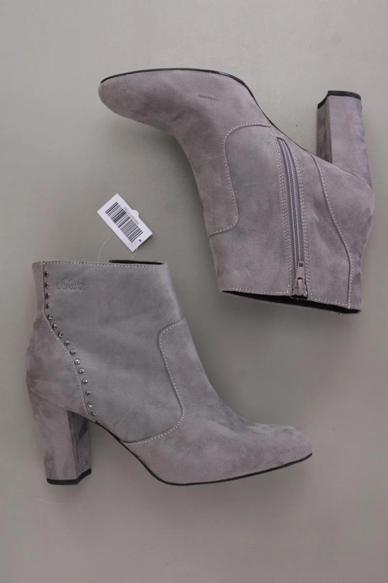 s.Oliver Stiefeletten Gr. 40 neuwertig grau