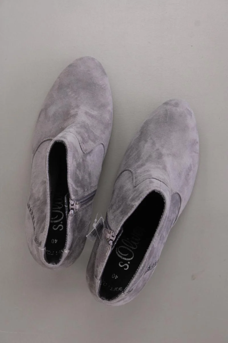 s.Oliver Stiefeletten Gr. 40 neuwertig grau