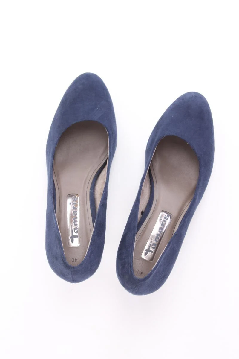 Tamaris Pumps Gr. 40 neuwertig blau