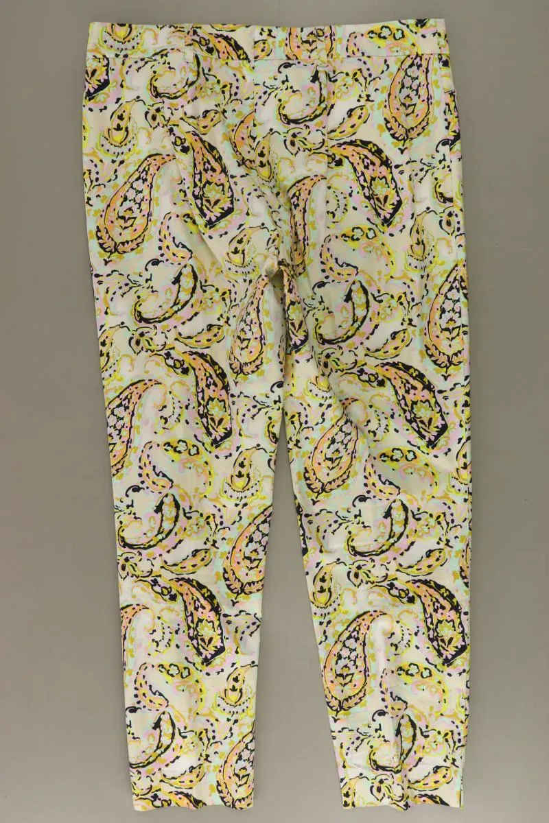 Laurèl Stoffhose Gr. 38 mit Paisleymuster mehrfarbig aus Baumwolle