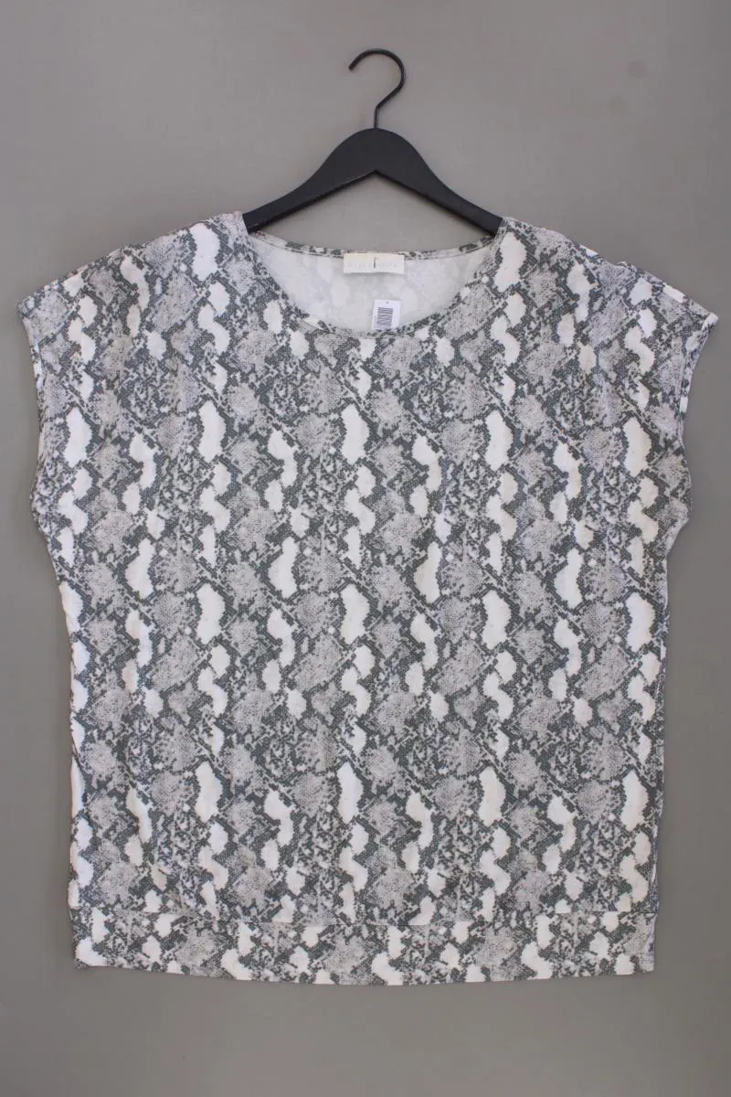 Pfeffinger Printshirt Gr. 46 mit Tierdruck Kurzarm grau