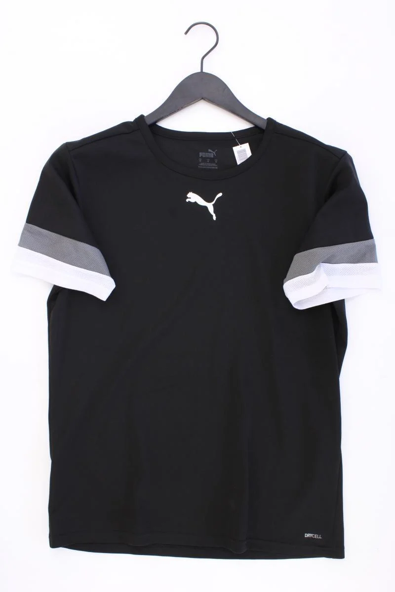 Puma Sportshirt für Herren Gr. M Kurzarm schwarz