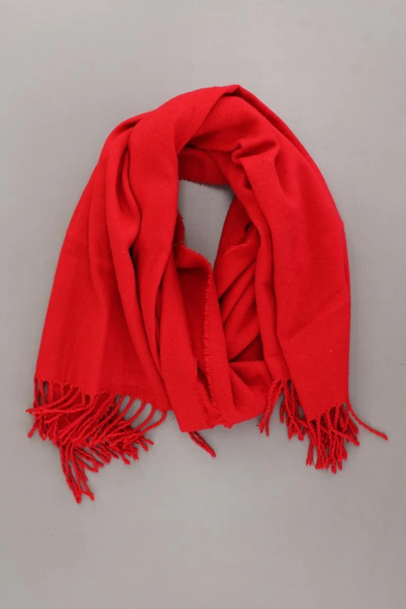 H&M Schal rot aus Polyacryl