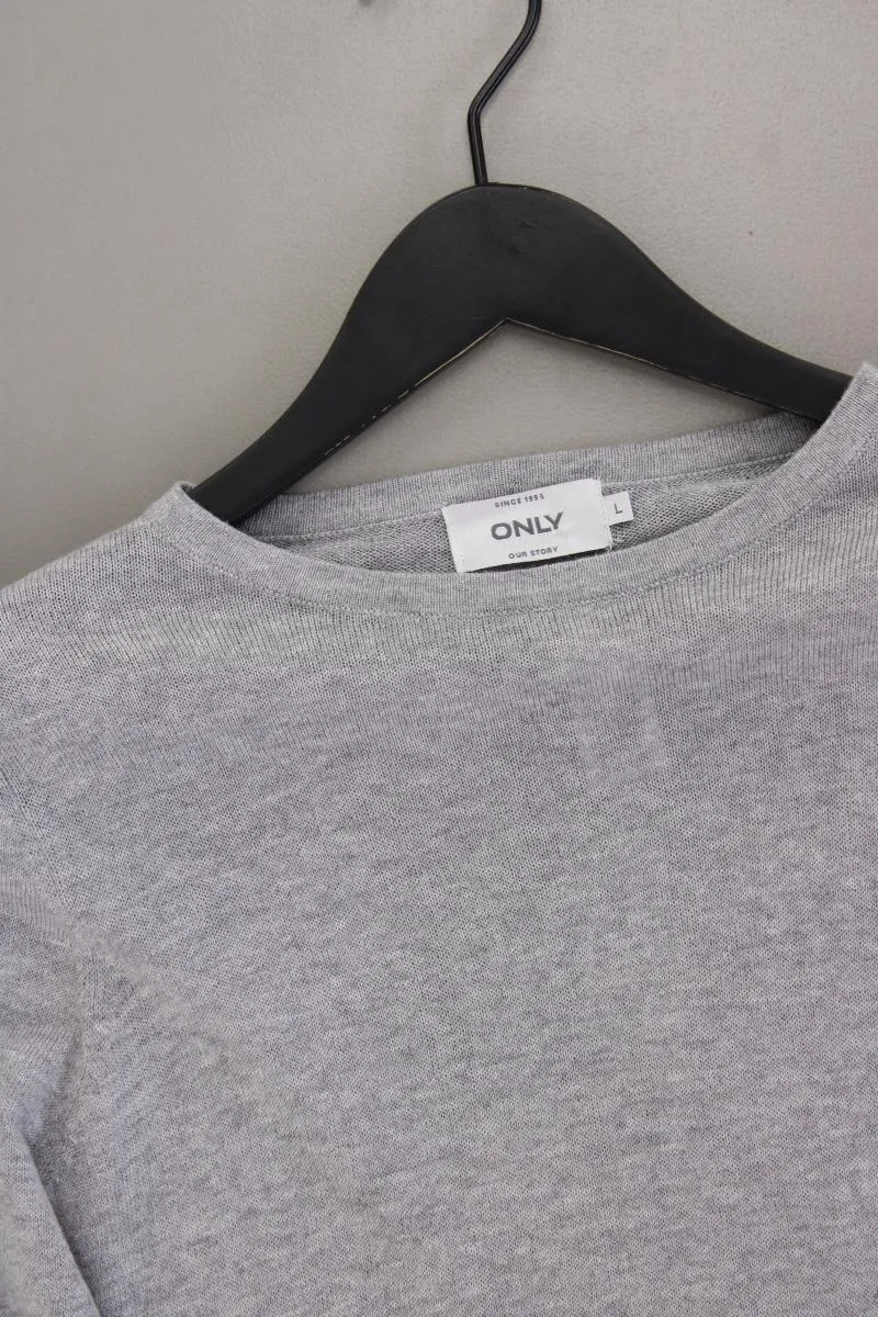Only Pullover Gr. L grau aus Nylon