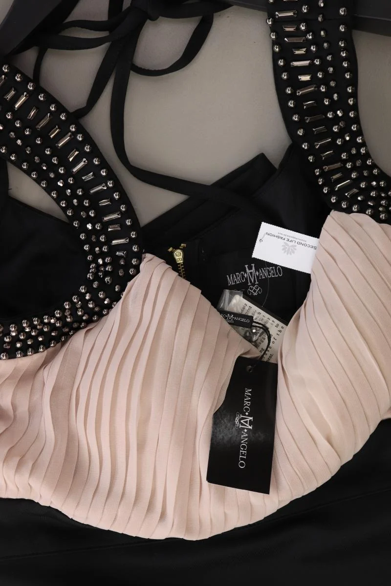 Marc Angelo Abendkleid Gr. UK 14 (L) neu mit Etikett Träger schwarz