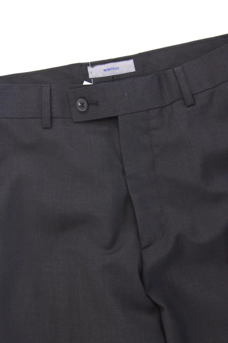 Montego Anzughose für Herren Gr. 48 grau aus Polyester