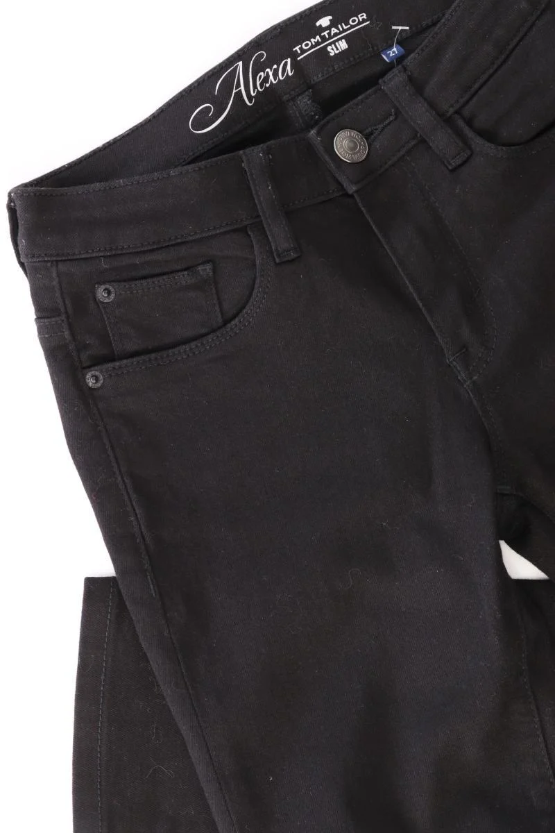 Tom Tailor Five-Pocket-Hose Gr. W27 Modell Alexa schwarz aus Baumwolle